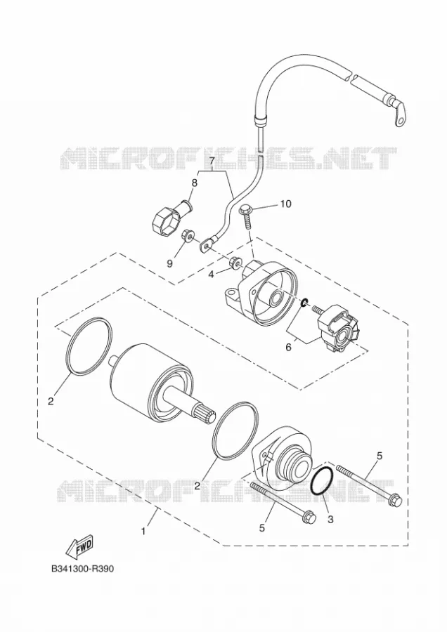 STARTMOTOR Yamaha MOTO 690 2017 XSR  MTM690-U