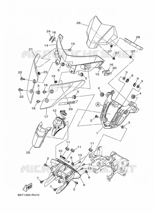 KUIP 2 Yamaha MOTO 1000 2016 MT  MTN1000