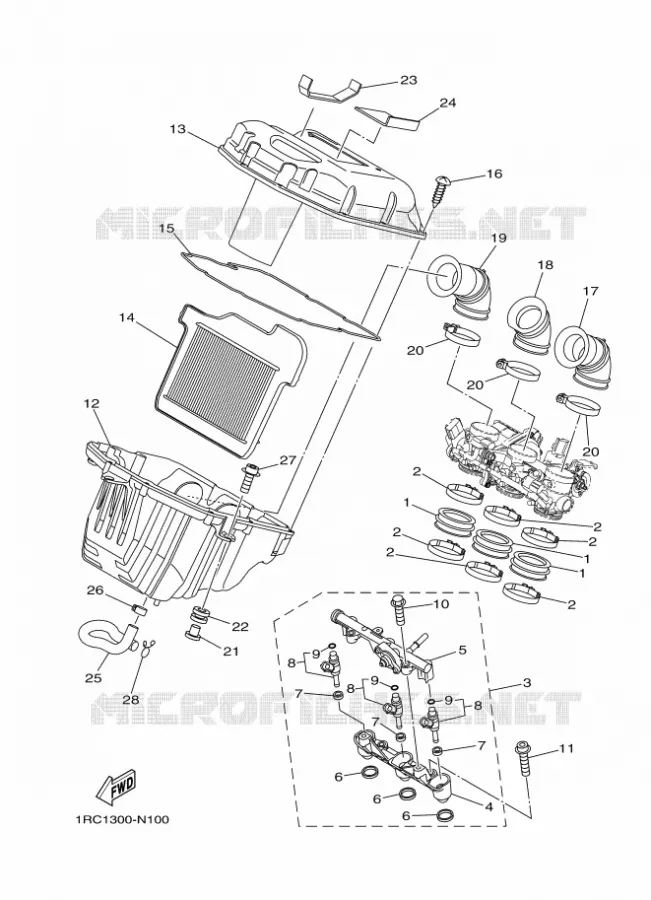 INLAAT 2 Yamaha MOTO 900 2016 MT  MT09