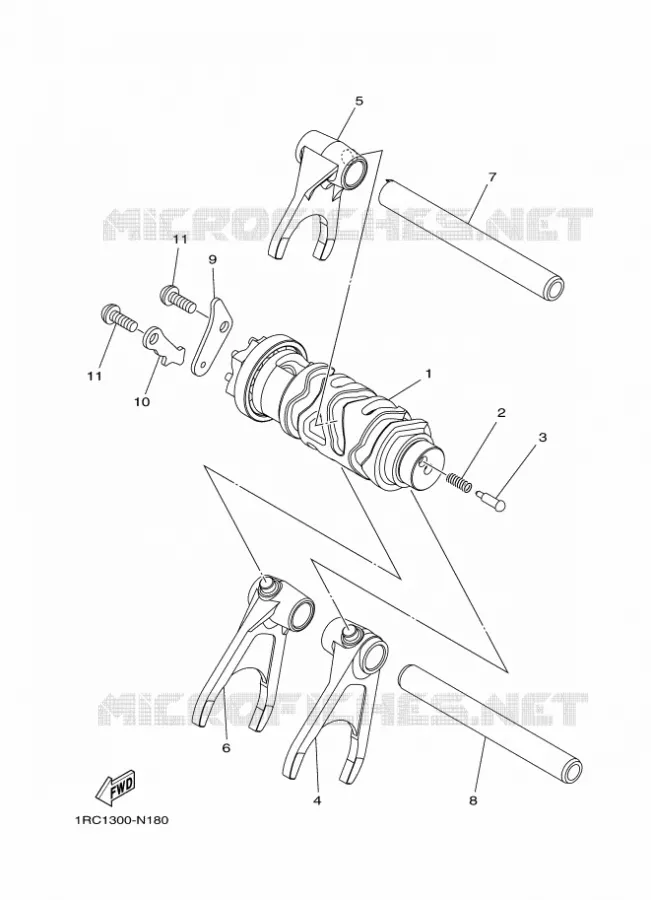 SCHAKELWALS Yamaha MOTO 900 2016 MT  MT09