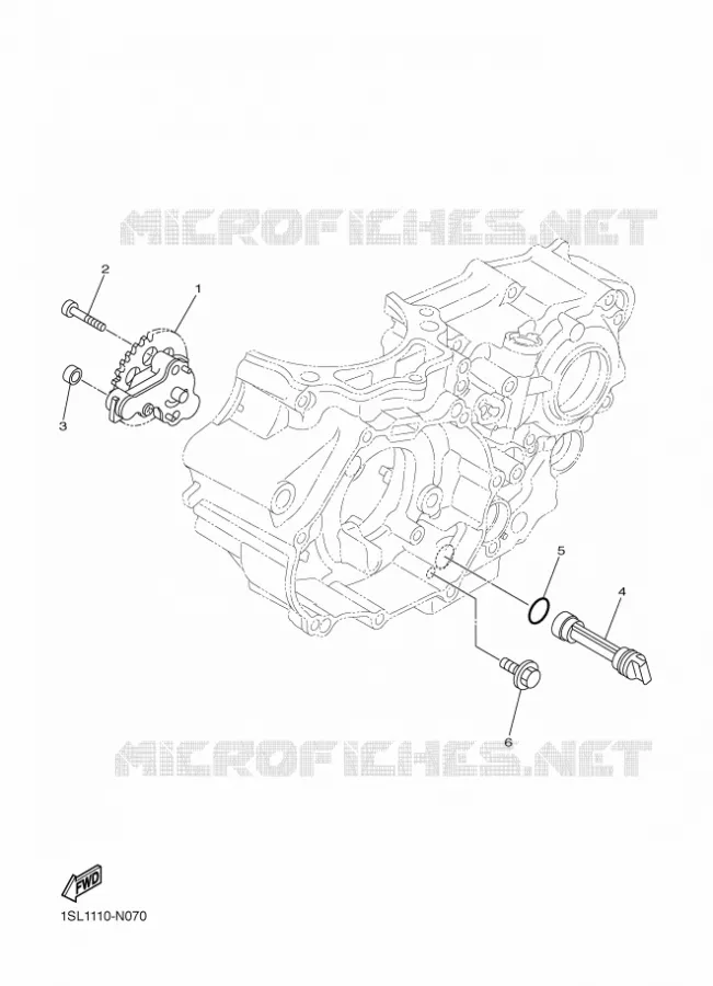 OLIEPOMP Yamaha MOTO 450 2017 YZF  YZ450FXH
