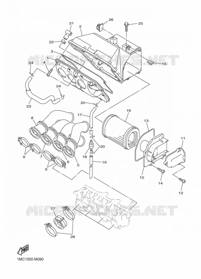 INLAAT Yamaha MOTO 1300 2016 FJR  FJR1300-AS