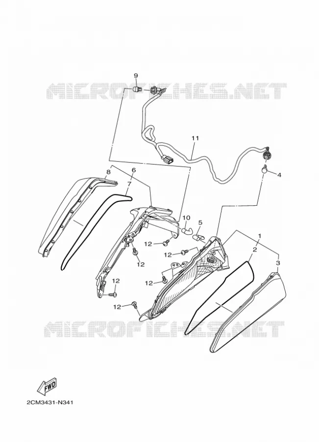 KNIPPERLICHT Yamaha SCOOTER 150 2016 TRICITY  MWS150-A