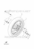 VOORWIEL voor Yamaha MT-07 TRACER ABS 2016