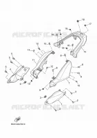ZIJKUIPDEEL voor Yamaha MT-07 TRACER ABS 2016