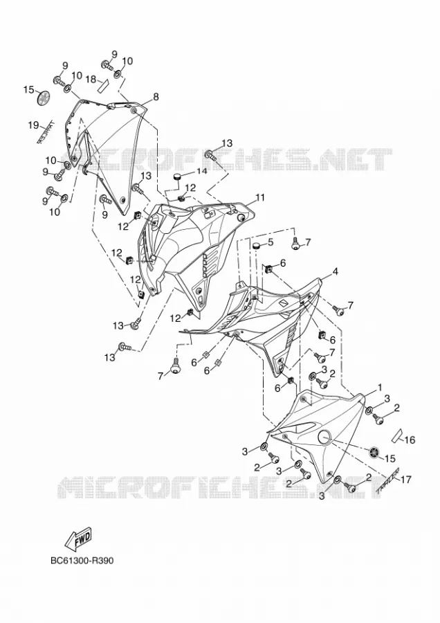 KUIP 2 Yamaha MOTO 700 2016 TRACER  MTT690-A