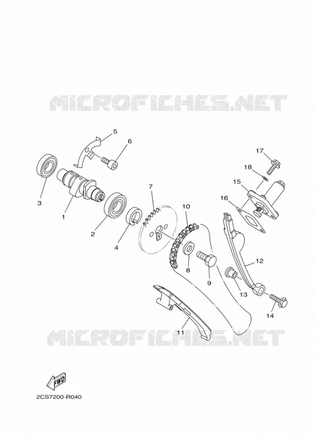 NOKKENAS / KETTING Yamaha MOTO 125 2017 AG  AG125