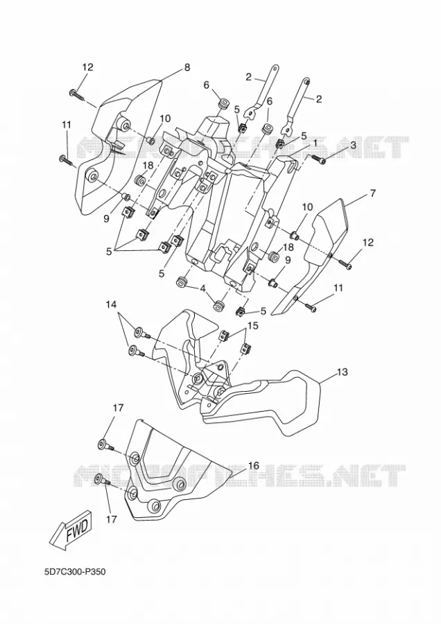 KUIP 2 Yamaha MOTO 125 2016 MT  MT125