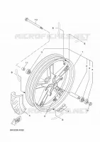 VOORWIEL voor Yamaha MT 125 ABS 2016