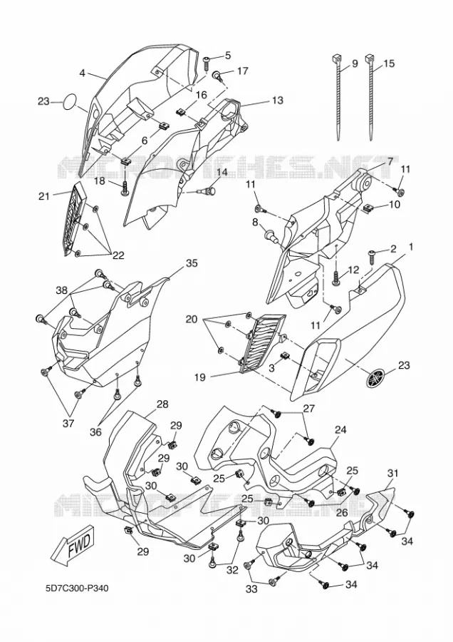 KAP 1 Yamaha MOTO 125 2017 MT  MT125-A