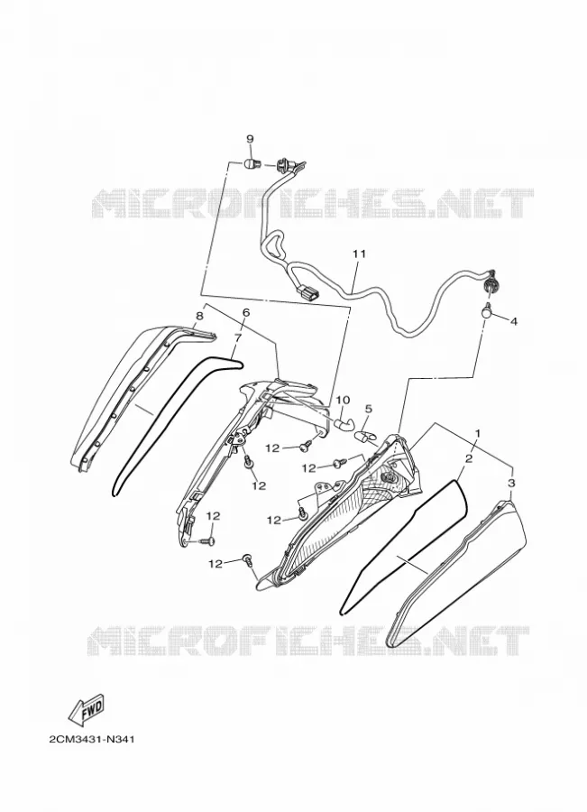 KNIPPERLICHT Yamaha SCOOTER 125 2017 TRICITY ABS  MWS125-A