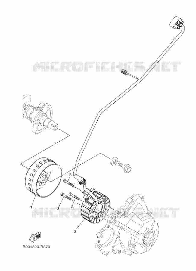 DYNAMO Yamaha MOTO 900 2017 MT  MTN850-A