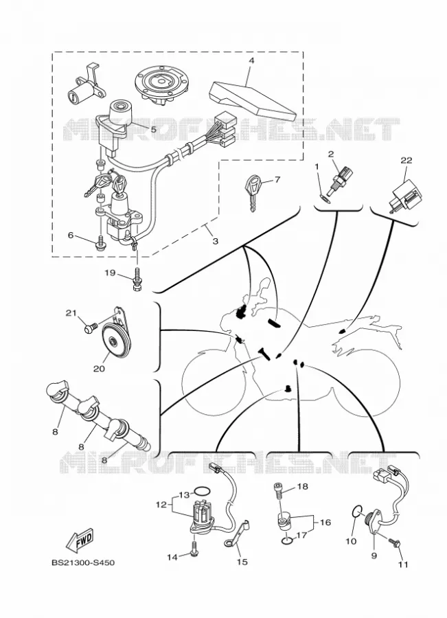 ELECTRISCH 2 Yamaha MOTO 850 2017 MT  MTN850-A
