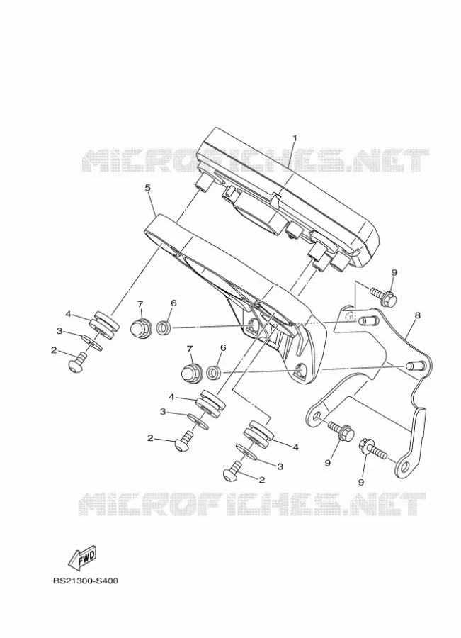 TELLERSET Yamaha MOTO 900 2017 MT  MTN850-A