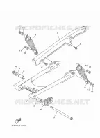 ACHTERBRUG / SCHOKBREKER voor Yamaha YBR 125 G 2016