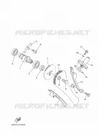 NOKKENAS / KETTING voor Yamaha YBR 125 G 2016