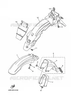SPATBORD voor Yamaha YBR 125 G 2016