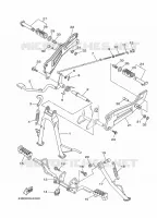 STANDAARD / VOETSTEUN voor Yamaha YBR 125 G 2016