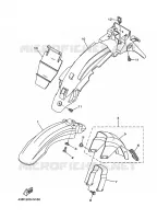 SPATBORD voor Yamaha YBR 125 G 2016