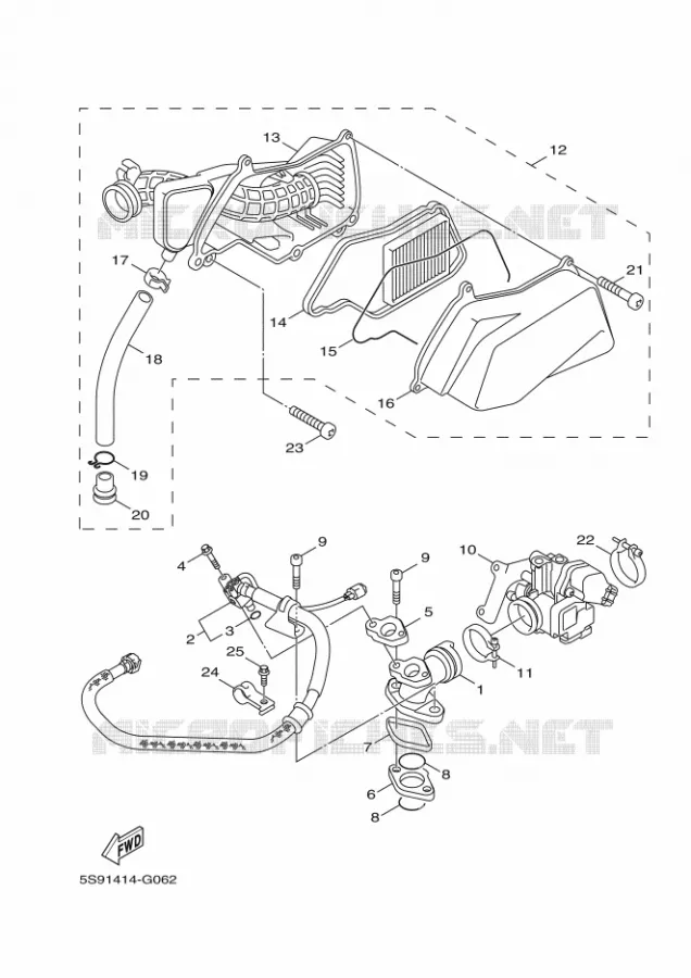 INLAAT Yamaha SCOOTER 125 2010 BWS  YW125