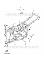 FRAME voor Yamaha YFM250 2000