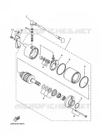 STARTMOTOR voor Yamaha YFM250 2000