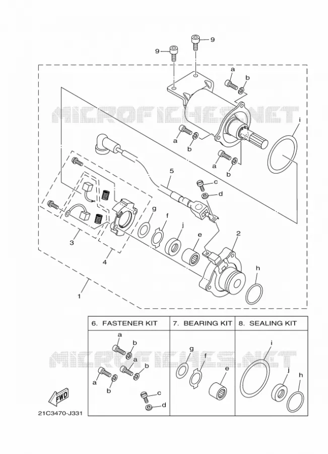 STARTMOTOR Yamaha MOTO 153 2010 BYZON  FZ16