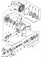 AANDRIJFAS voor Yamaha MOTO 4 - 250 1989