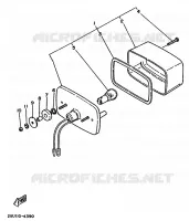 ACHTERLICHT voor Yamaha MOTO 4 - 250 1989