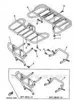 BUMPER voor Yamaha MOTO 4 - 250 1989