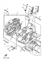 CARTERDELEN voor Yamaha MOTO 4 - 250 1989