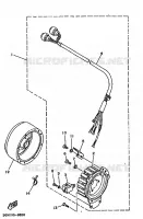 DYNAMO voor Yamaha MOTO 4 - 250 1989