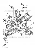 FRAME voor Yamaha MOTO 4 - 250 1989
