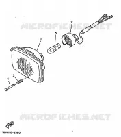 KOPLAMP voor Yamaha MOTO 4 - 250 1989