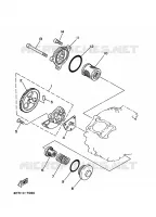 OLIEPOMP voor Yamaha MOTO 4 - 250 1989
