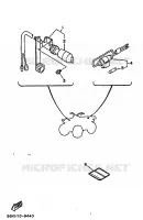 OPTIONELE ONDERDELEN   ELECTRISCH voor Yamaha MOTO 4 - 250 1989