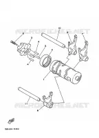 SCHAKELWALS voor Yamaha MOTO 4 - 250 1989