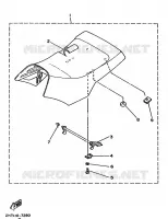 SELLE voor Yamaha MOTO 4 - 250 1989