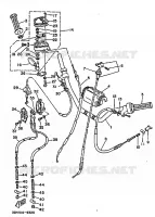 STUUR / KABEL voor Yamaha MOTO 4 - 250 1989