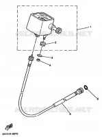 TELLERSET voor Yamaha MOTO 4 - 250 1989