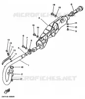 UITLAAT voor Yamaha MOTO 4 - 250 1989