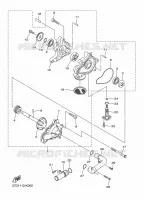 WATERPOMP / SLANGEN voor Yamaha MIDNIGHT STAR 2016