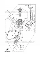 CARBURATEUR  voor Yamaha YFM350FWA 2008