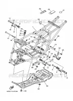 FRAME voor Yamaha YFM350FWA 2008