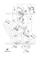 KOPLAMP 2 voor Yamaha YFM350FWA 2008