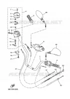 STUUR / KABEL voor Yamaha YFM350FWA 2008