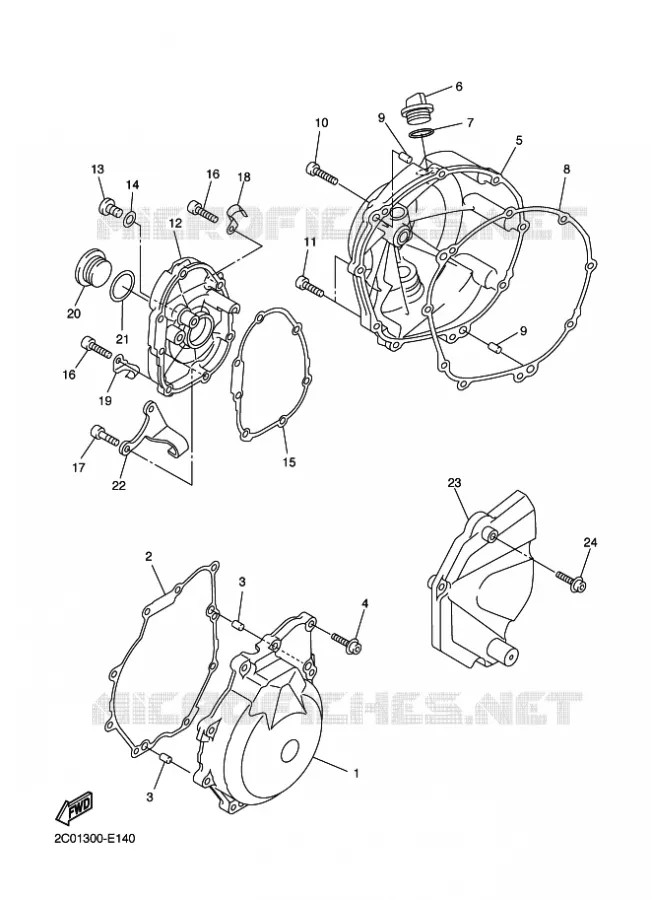DEKSEL - MOTOR 1 Yamaha MOTO 600 2010 R6  YZF-R6