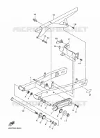ACHTERBRUG voor Yamaha DIVERSION 600 F ABS 2016