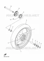 VOORWIEL voor Yamaha DIVERSION 600 F ABS 2016
