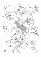 RADIATEUR / SLANG voor Yamaha DIVERSION 600 F ABS 2016